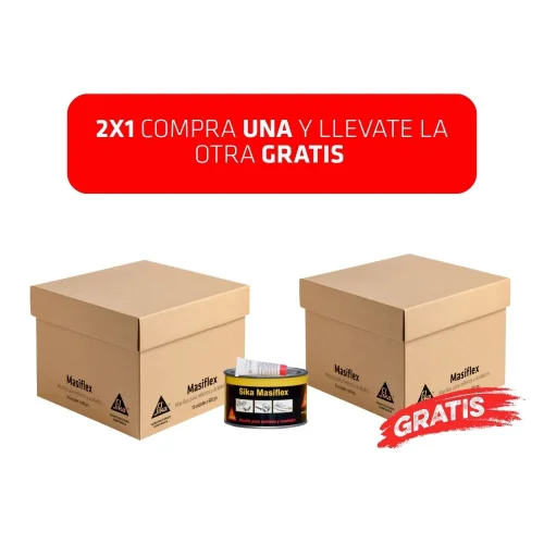 2X1 MASILLA PARA RELLENO Y ACABADO AUTOMOTRIZ SIKA MASIFLEX 600G (18 UND)