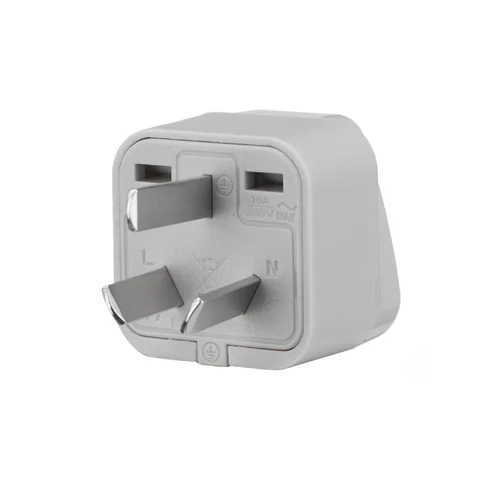 Adaptador Universal a Espiga Argentina 10A 250V Gris SISSA