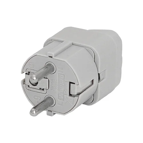 Adaptador Universal a Schuko 10/16A 250V Gris SISSA