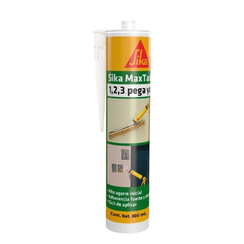 ADHESIVO ACRÍLICO PARA FIJACIÓN SIKA MAXTACK 123 300ML