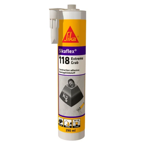ADHESIVO DE ALTO AGARRE SIKAFLEX-118 EXTREME GRAB 290ML BLANCO