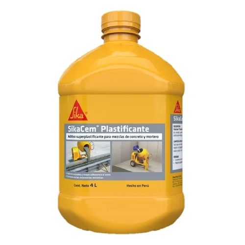 ADITIVO PLASTIFICANTE SIKACEM PLASTIFICANTE X 4L