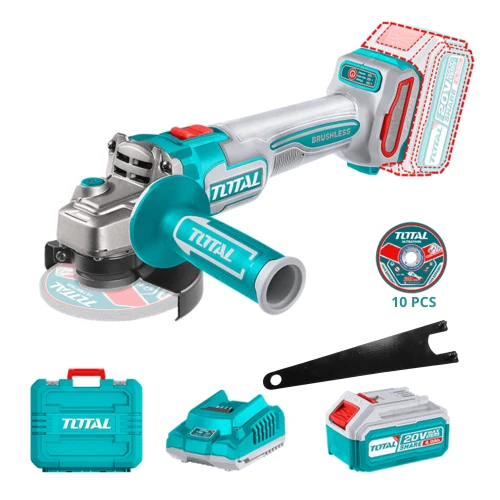 Amoladora 20V Incluye Bateria 4AH y Cargador