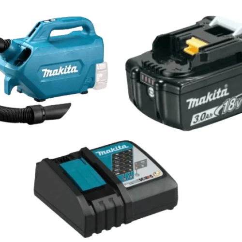 Aspiradora Inalámbrica Automotriz Lxt 18V con Baterías 3.0AH BL1830B con Cargador Rápido DC18RC