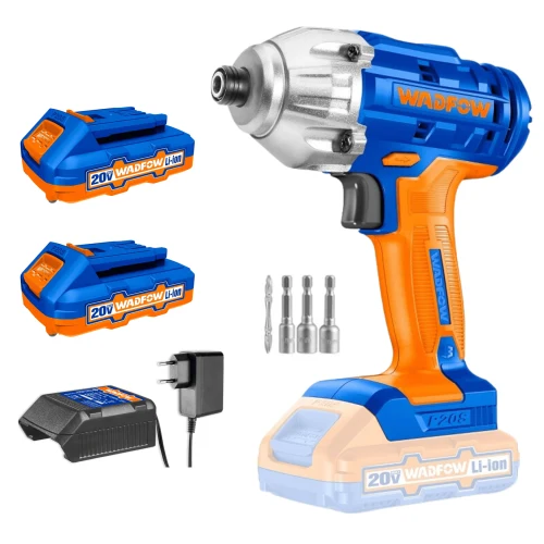 Atornillador de Impacto + 2 Baterías y Cargador
