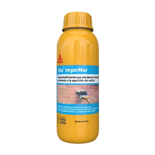 BARRERA PARA LA HUMEDAD Y SALITRE SIKA IMPERMUR 1L