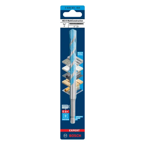 Broca Multiconstruction HEX-9 3/8"X4"X6"