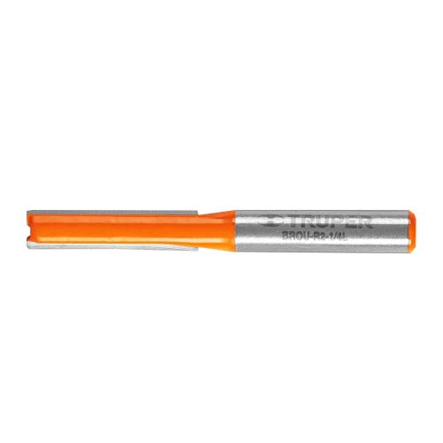 Broca para Router 2 Filos 1/4" Larga