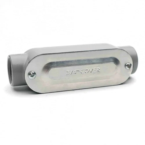 Caja Condulet Tipo C de 3/4" Form 35 en Aluminio con Tapa y Empaquetadura