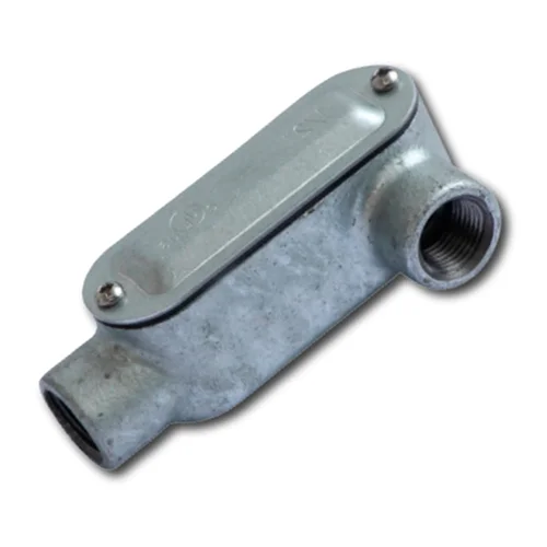 Caja Condulet Tipo LL 1" Form 5 Hierro Maleable Galvanizado con Tapa SISSA — SISSA