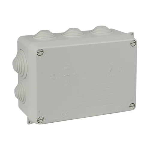 Caja de Pase con Conos Solera Gris IP55 153x110x65 mm