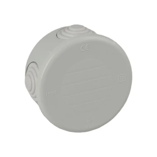 Caja de Pase Redonda Solera con Conos Cierre a Presión 70x35mm IP55