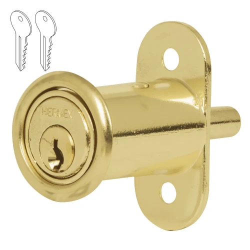 Chapa Cerradura para Mueble Modelo 20 Laton
