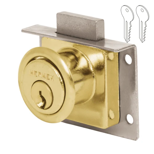 Chapa Cerradura para Mueble Modelo 24 Laton