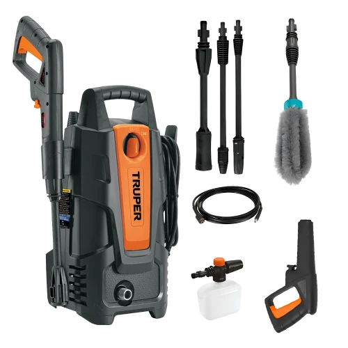 Combo Hidrolavadora 1500Psi +Escobilla para Lavar Llantas