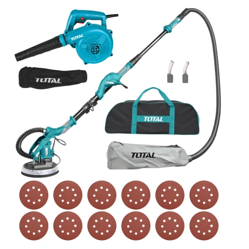 Combo Lijadora de Pared y Techo 1050W + Sopladora y Aspiradora 400W