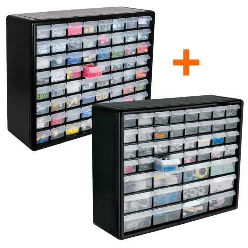 Combo Organizador 64 Gavetas + 44 Gavetas