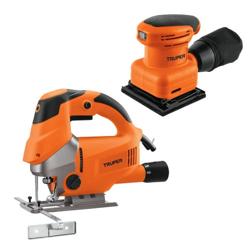 Combo Sierra Caladora 750W y Lijadora Orbital 200W