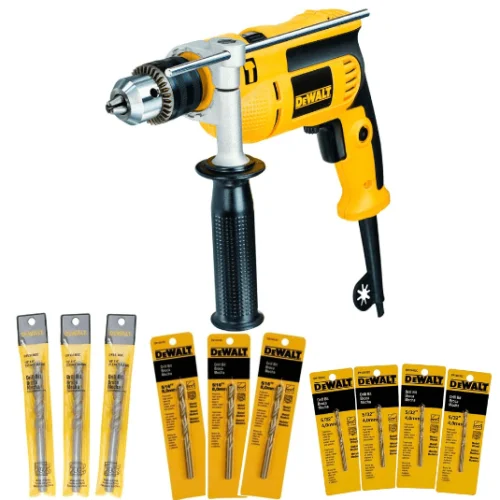 Combo Taladro 650W con Set 10 Brocas