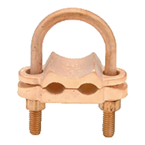 Conector a Tierra Doble para Cable 8-4 AWG y Tubo 1 1/4" SISSA