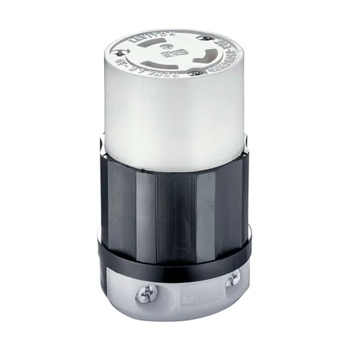 Conector Aéreo Industrial Leviton NEMA L6-30R 30A 250V con Seguro