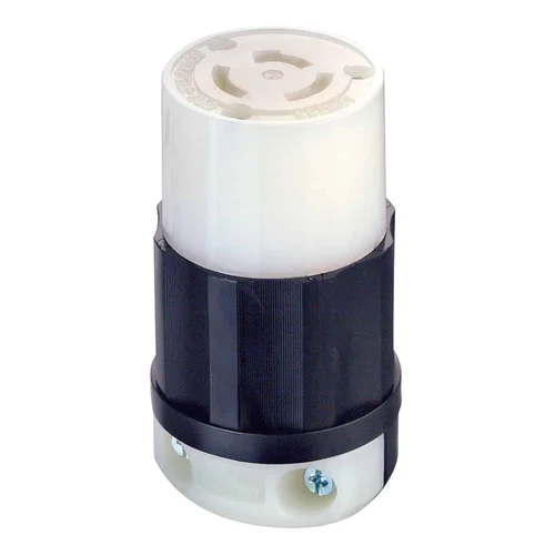 Conector Aéreo Leviton 7314-C 20A 250V No NEMA con Seguro y Tierra