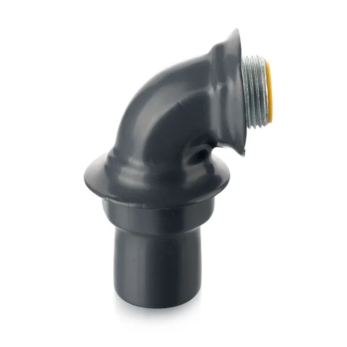 Conector Curvo Liquid Tight de 90° de 2" con Revestimiento de PVC SISSA