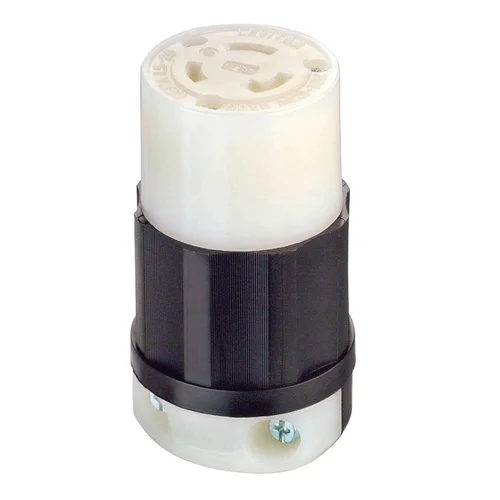 Conector Industrial Aéreo Leviton NEMA L5-20R 20A 125V con Seguro