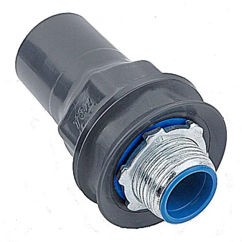 Conector Recto Liquidtight con Revestimiento PVC 2-1/2" SISSA