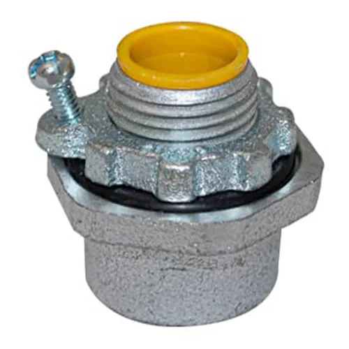 Conector Rigid Hub de 2-1/2" en Hierro Maleable con Tierra SISSA