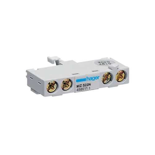 Contacto Auxiliar Frontal 1NA para Interruptor MM5 Hager MZ522N
