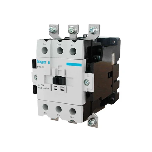 Contactor de Potencia Hager EW070C 72A 220V 1NA+2NC