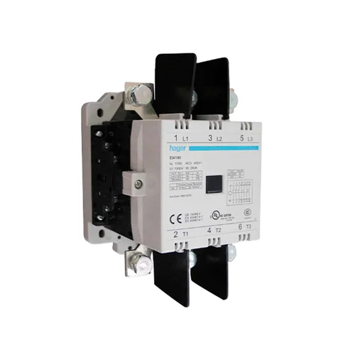 Contactor de Potencia Hager EW180C 179A AC3 con 2NA+2NC Bobina 220V