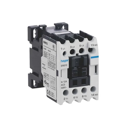 Contactor Modular Hager EW 12A AC3 1NA 380V 50/60Hz