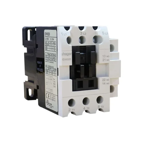 Contactor Modular Hager EW 26A AC-3 con 1NA + 1NC 110V 50/60Hz