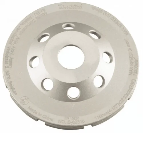 Copa Diamantada Abrasivo 4 1/2" 115MM X 22MM Doble Linea