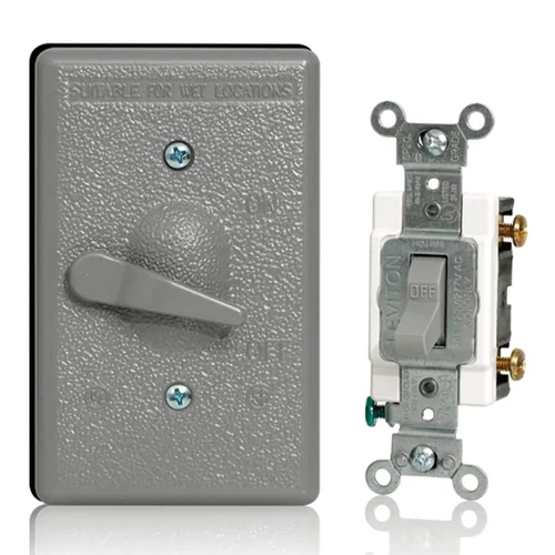 Cubierta Metálica Hermética NEMA 3R con Interruptor Leviton 20A 120/277V