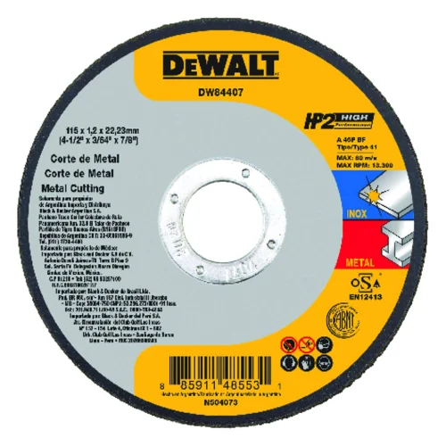 Disco Abrasivo Corte HP2 4-1/2" X 3/64" X 7/8"