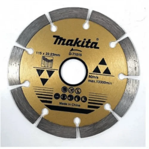 Disco Diamantado Segmentado Liso Concreto 4.5" X 22.33MM. Seco S/Anillo
