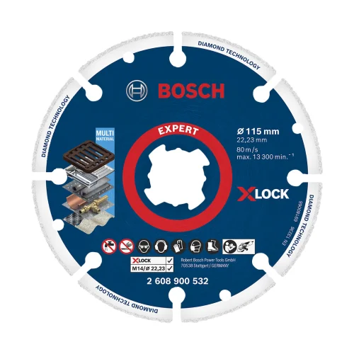 Disco Diamantado X-Lock para Metal 4-1/2" 22,23MM