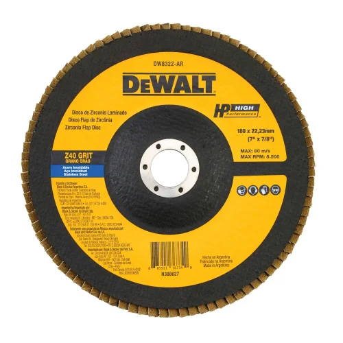 Disco Flap Laminado Zirconio 7" Grano 40