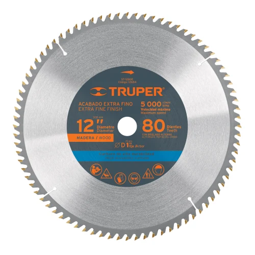 Disco para Sierra Ingleteadora 12" 80 Dientes