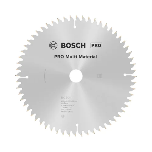 Disco Sierra Circular 7-1/4'' 60 Dientes Multimaterial