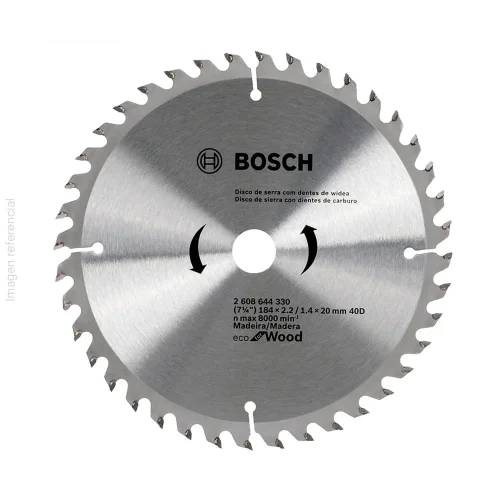Disco Sierra Circular 7-1/4X 40D Eco Madera