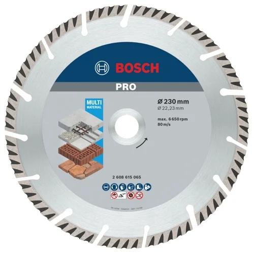 Disco Universal Segmentado 9'' Construcción con Metal