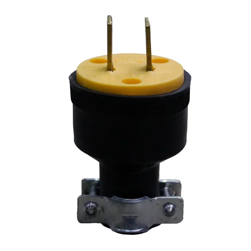 Enchufe de Caucho Reforzado 2 Patas 15A 125V SISSA