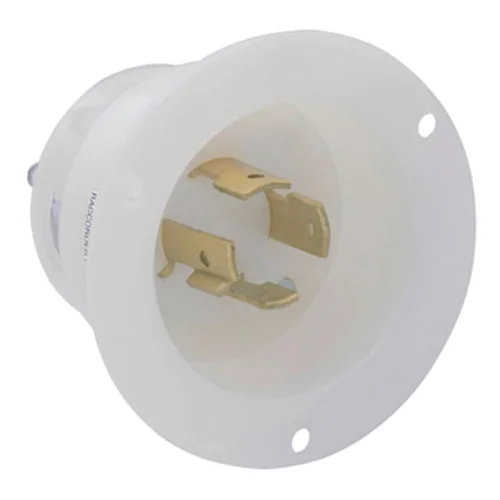 Enchufe Empotrable Industrial NEMA L15-20P Leviton 3x20A 250V con Seguro
