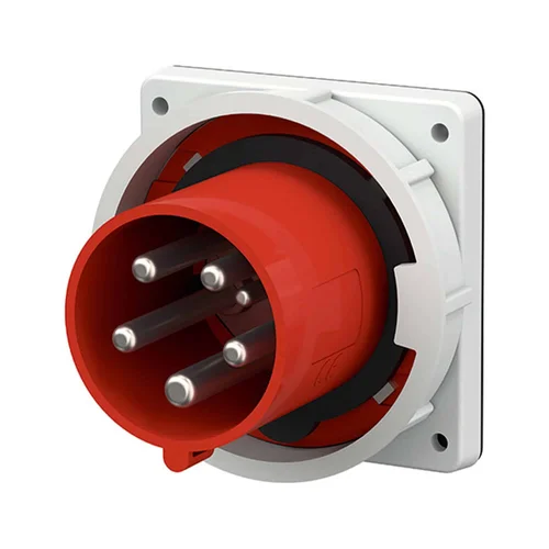 Enchufe Empotrable Mennekes 63A 3P+N+T 415V IP67 Rojo 6h