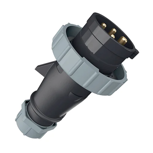 Enchufe Industrial Aéreo Mennekes 16A 3P+T 500V IP67 Negro 7h