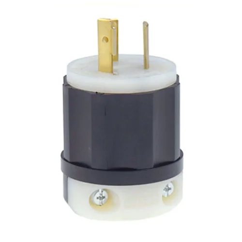 Enchufe Industrial de Media Vuelta NEMA L6-15P 15A 250V Leviton 4570-C